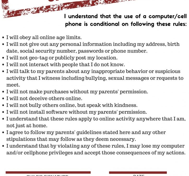 Family Digital Code of Conduct