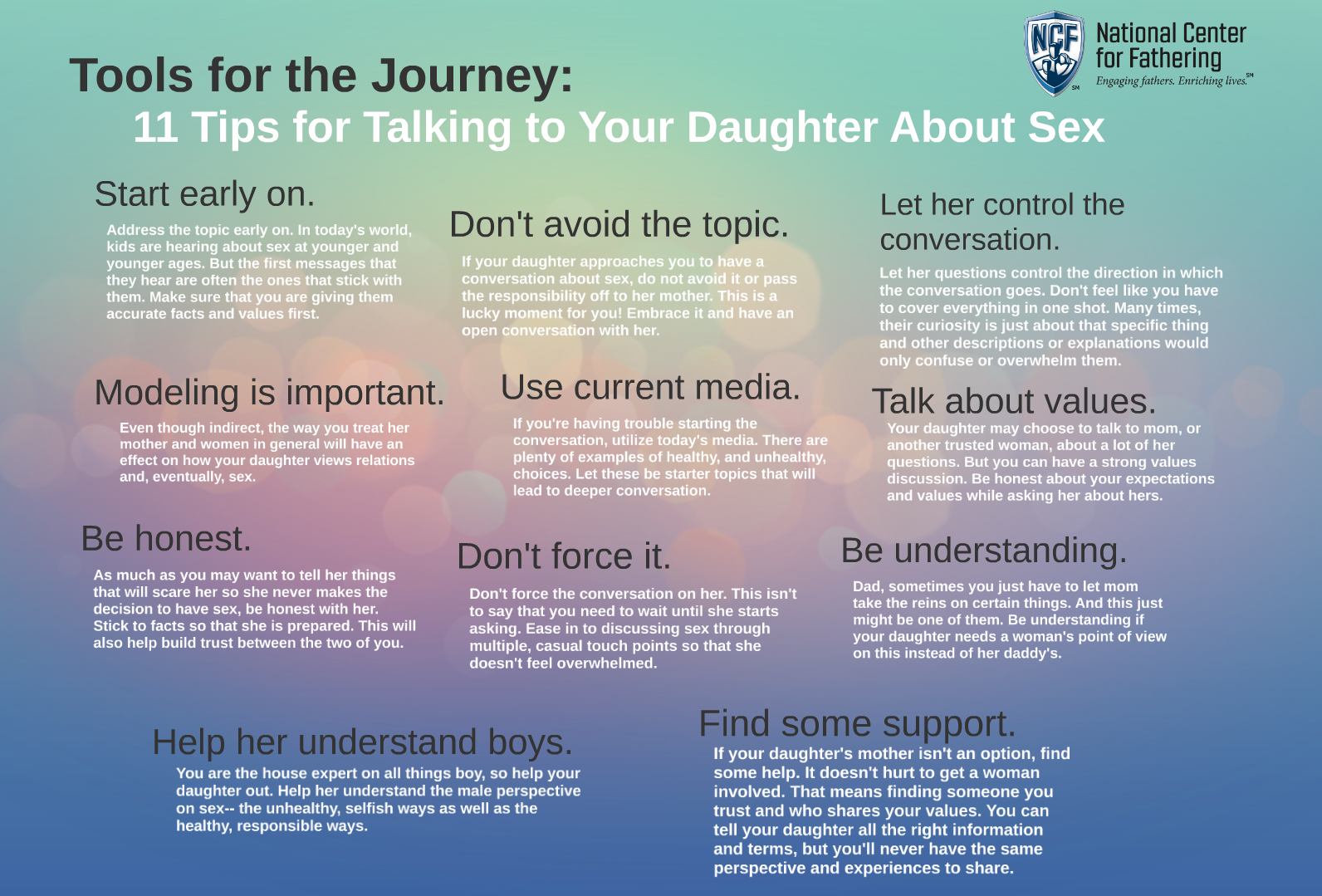 11 Tips For Talking To Your Daughter About Sex National Center For
